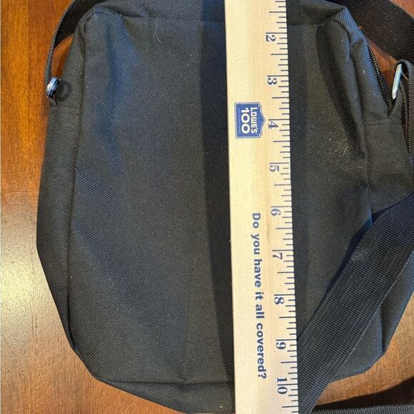 BTS BT21 BANGTAN BOYS SM BLACK MESSENGER BAG ADJUSTABLE SHOULDER STRAP - Picture 5 of 6